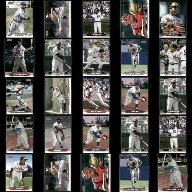 2024 Topps Stadium Club Legends Lot – 26 Cards – HOF Stars & Vintage Icons