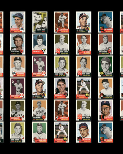 1991 Topps Archives 1953 Reprint Baseball Cards Lot (41) Vintage Style MLB