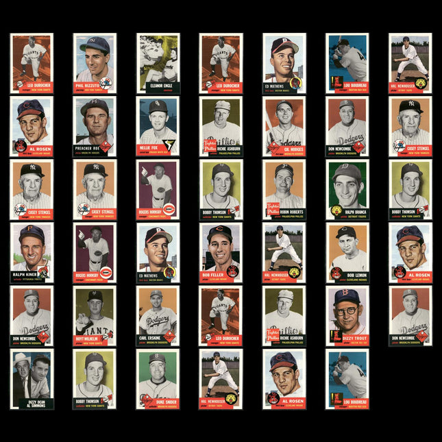 1991 Topps Archives 1953 Reprint Baseball Cards Lot (41) Vintage Style MLB