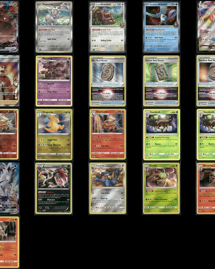 Pokémon Rare Holo & Reverse Holo Card Lot – 21 Card Rare Rarity Lot