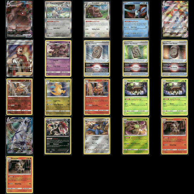 Pokémon Rare Holo & Reverse Holo Card Lot – 21 Card Rare Rarity Lot