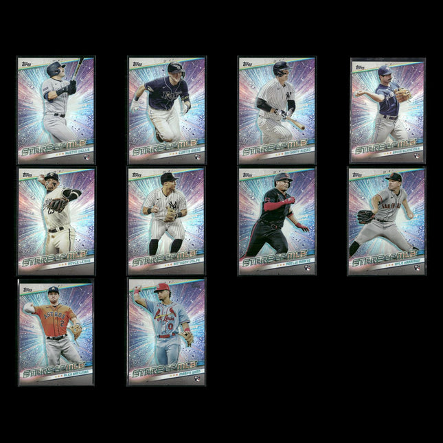 2024 Topps Stars of MLB Lot (10) Wells, Volpe, Mead, Bregman, More RCs/Stars