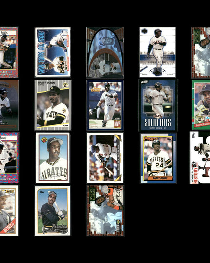 Barry Bonds 18-Card Lot SF Giants HR King 7x MVP Power Hitter