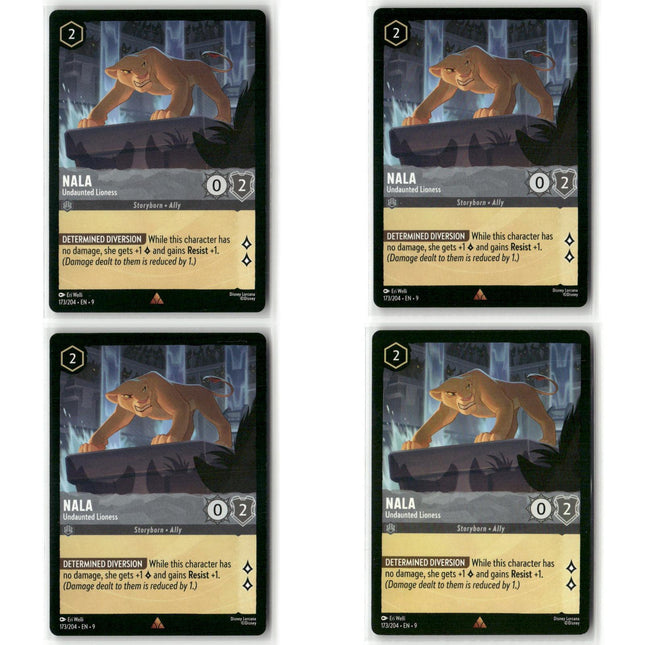 Nala - Undaunted Lioness #173 Playset Rare Fabled Disney Lorcana