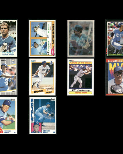 George Brett 10-Card Lot Royals HOF “Pine Tar” Moment Icon