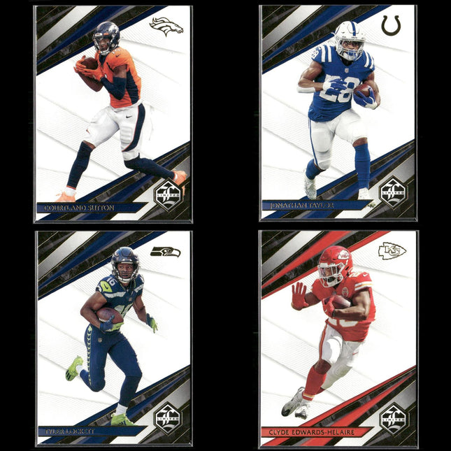 2022 Panini Limited Football Lot (4 Cards) NFL Trading Cards