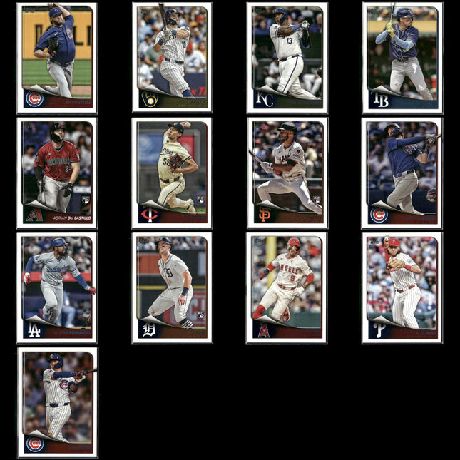 2025 Topps Flagship Collection Lot (13) Stars & RCs – Cubs, Neto, Frelick