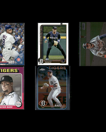 Javier Báez 5-Card Lot Detroit Tigers “El Mago” Shortstop Star