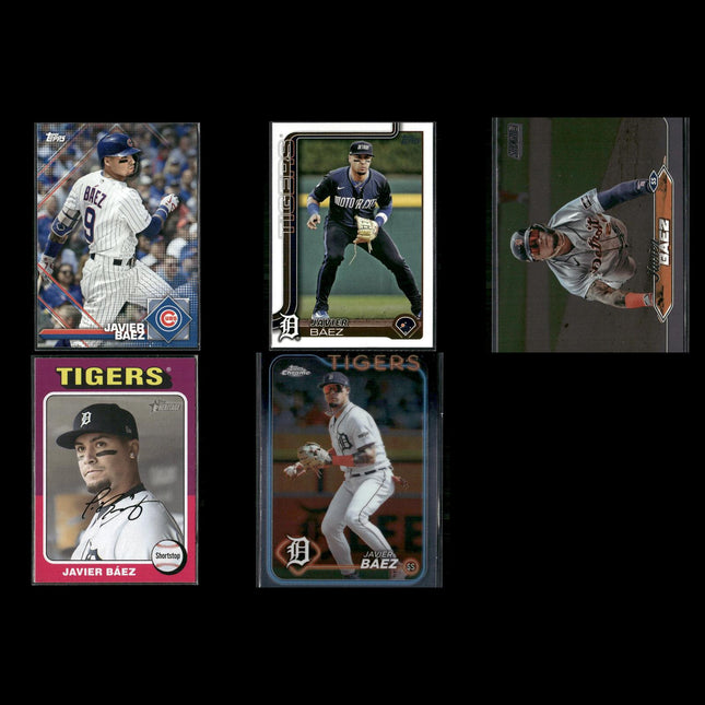 Javier Báez 5-Card Lot Detroit Tigers “El Mago” Shortstop Star