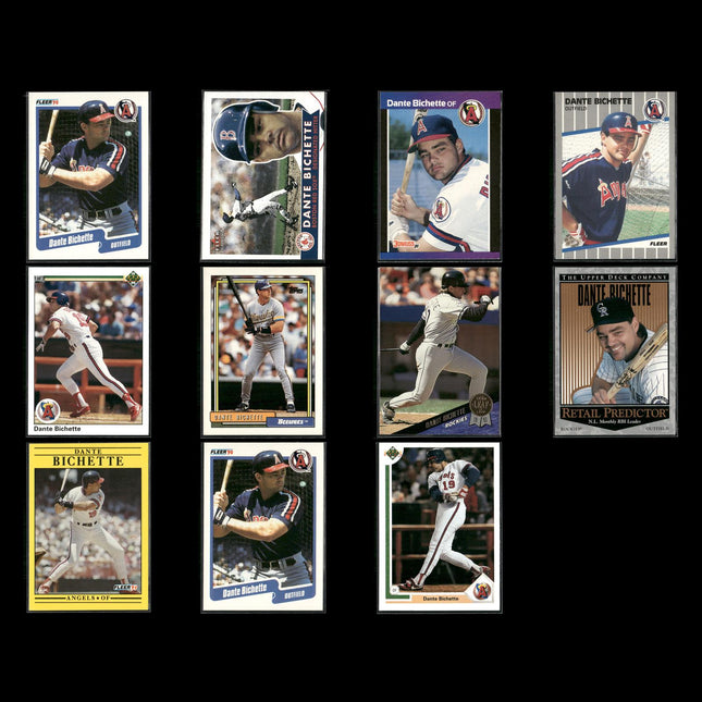 Dante Bichette 11-Card Lot Colorado Rockies Blake Street Bomber