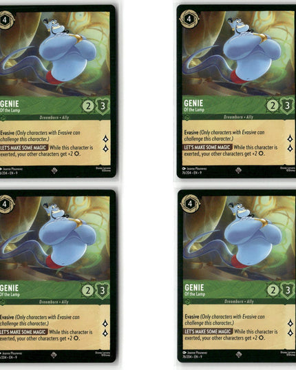 Genie - Of the Lamp #76 Playset Super Rare Fabled Disney Lorcana