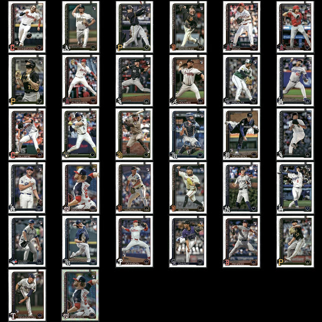 32-Card Lot 2025 Topps Rookie Baseball | MLB Trading Cards • Near Mint Condition
