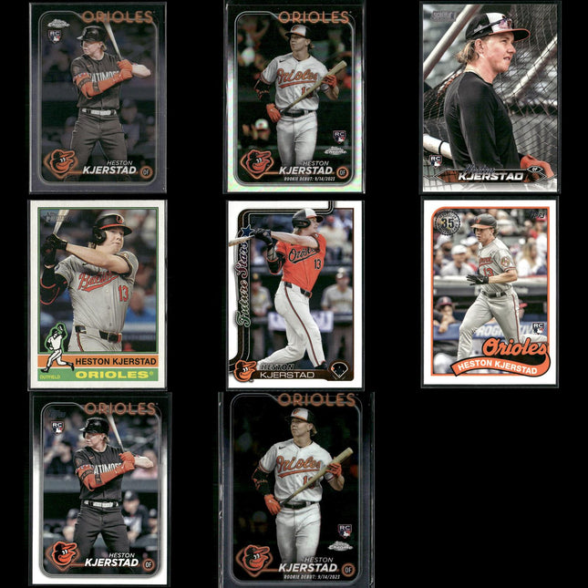 Heston Kjerstad 8-Card Lot Baltimore Orioles Top Prospect