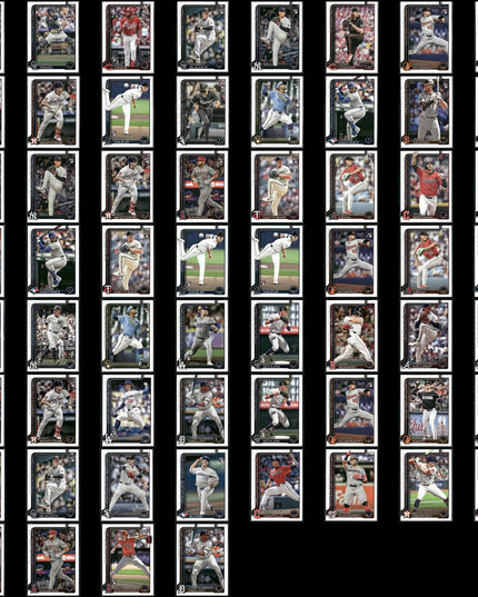 2025 Topps Rookie Cards Lot (60) MLB Baseball RC Stars + Prospects Set