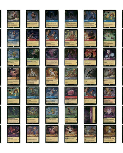 56 Card Foil Lot, Into the Inklands Disney Lorcana Set 3 Mixed Characters