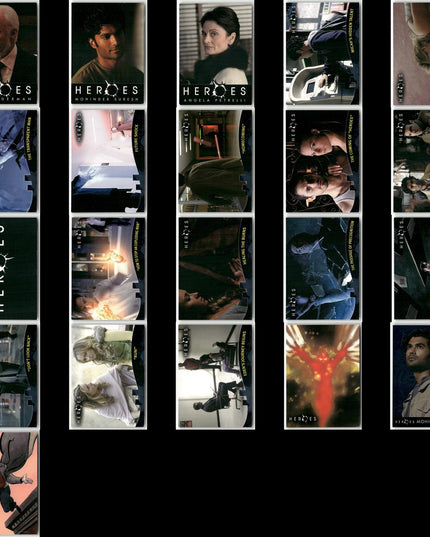 Heroes TV Show Trading Card Lot (27) – Topps 2007 Scenes, Characters