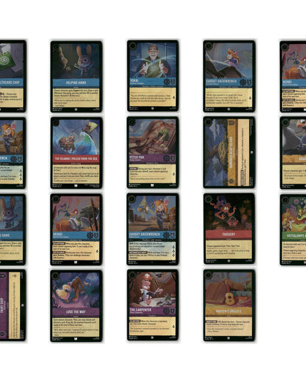 Foil Lot 19 Cards, Azurite Sea, Disney Lorcana Set 6 Assorted Characters