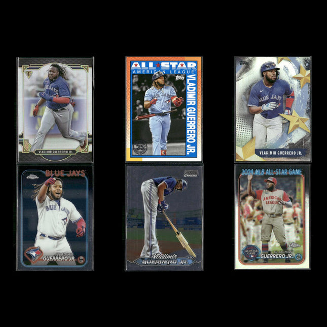 Vladimir Guerrero Jr 6-Card Lot Toronto Blue Jays All-Star