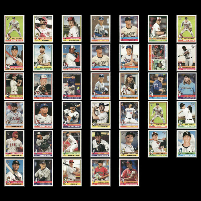 2025 Topps Heritage Rookie Cards Lot (40) MLB Baseball RC + Prospects