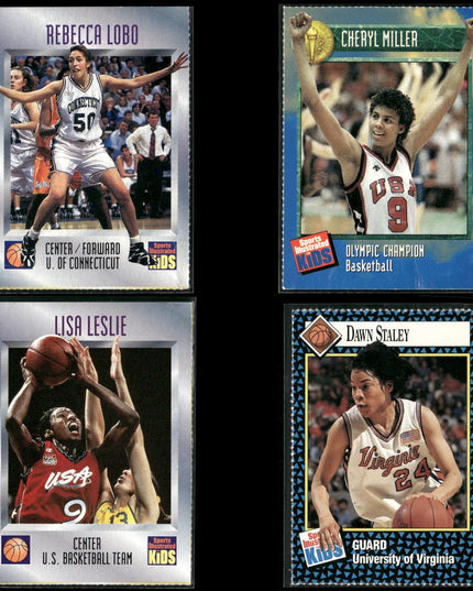 Sports Illustrated for Kids Lot (4) WNBA Stars Lisa Leslie, Rebecca Lobo, Dawn Staley