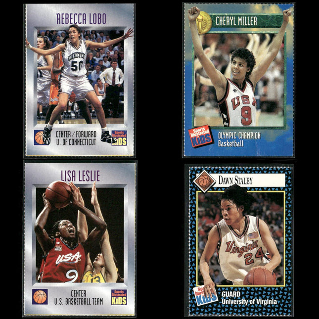 Sports Illustrated for Kids Lot (4) WNBA Stars Lisa Leslie, Rebecca Lobo, Dawn Staley