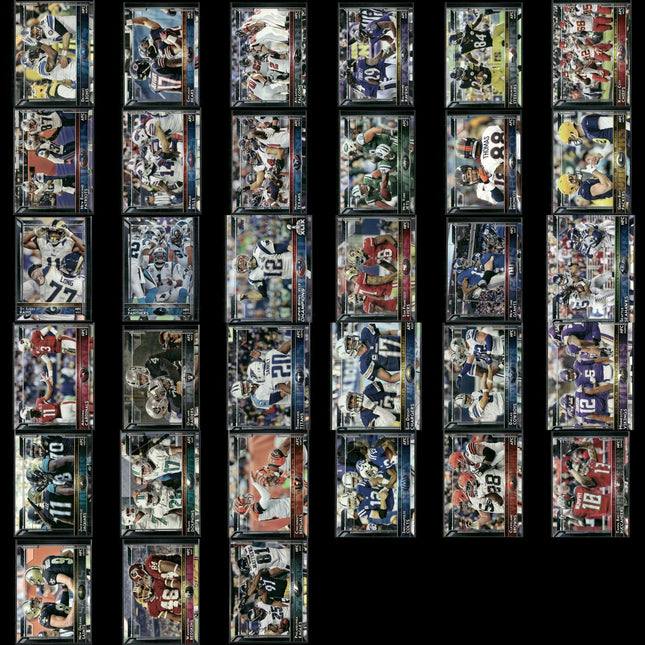 2015 Topps Football Team Set Lot (33 Cards) NFL Trading Cards