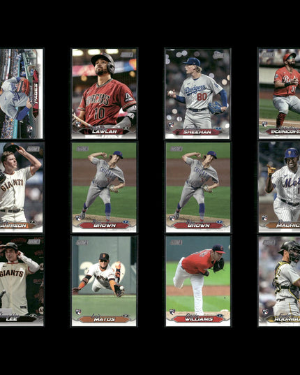 2024 Topps Stadium Club Rookie Cards Lot (12) MLB RC Stars + Prospects