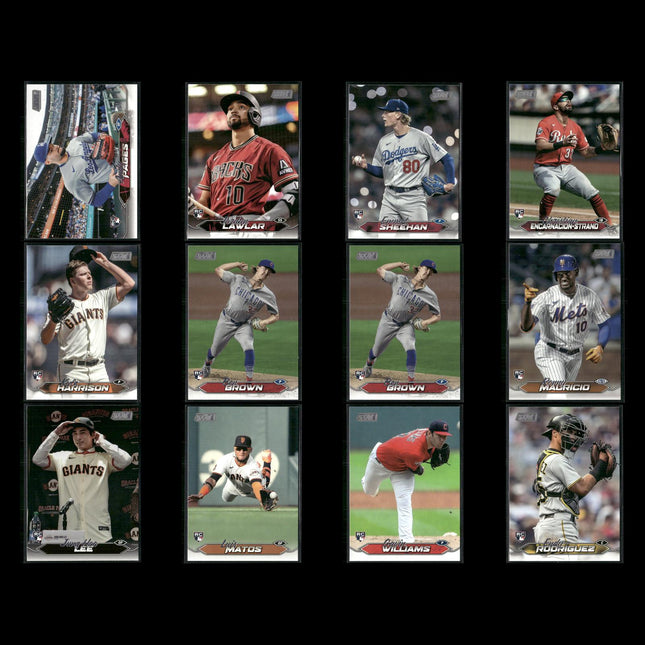 2024 Topps Stadium Club Rookie Cards Lot (12) MLB RC Stars + Prospects