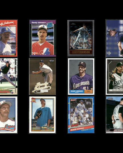 Randy Johnson 12-Card Lot Arizona D-Backs HOF Cy Young