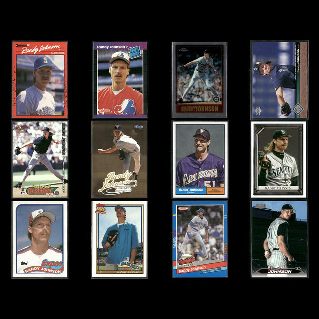 Randy Johnson 12-Card Lot Arizona D-Backs HOF Cy Young