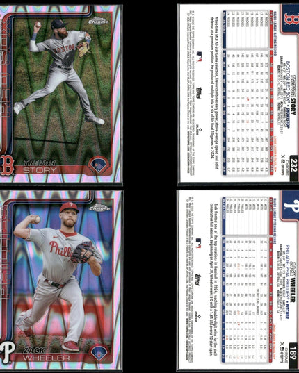 2025 Topps Chrome Refractors Lot (32) w/ Alec Bohm, Cedric Mullins, Ke’Bryan Hayes