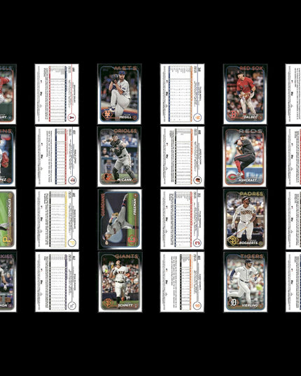 2024 Topps + Topps Update Baseball Cards Lot (255) Stars Teams Variety MLB