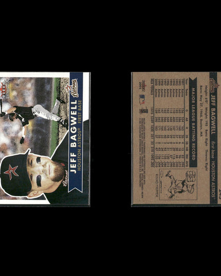 Jeff Bagwell 6-Card Lot Houston Astros HOF MVP Franchise Legend