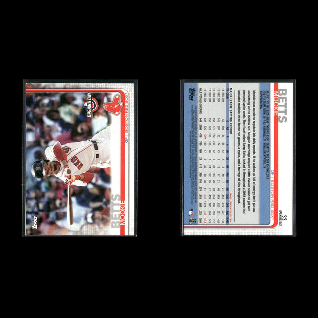 Mookie Betts 12-Card Lot LA Dodgers MVP World Series Champion