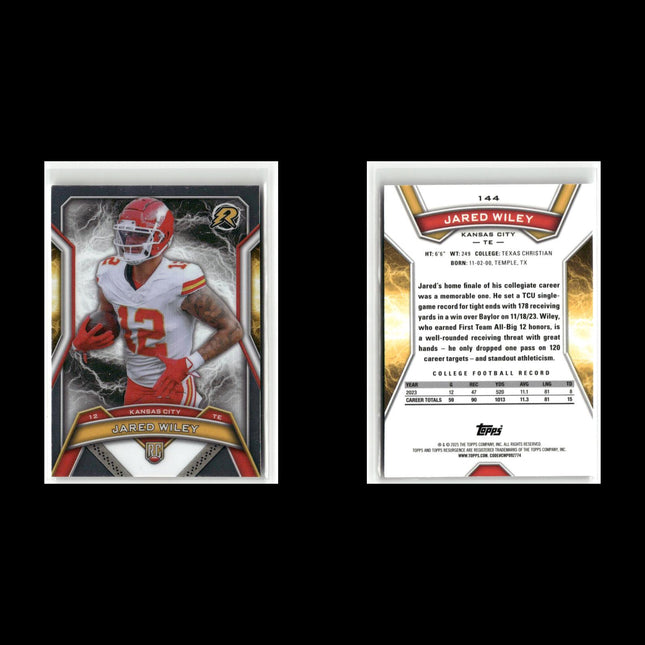 9-Card Lot 2025 Topps Football Resurgence | NFL Football Trading Cards Topps