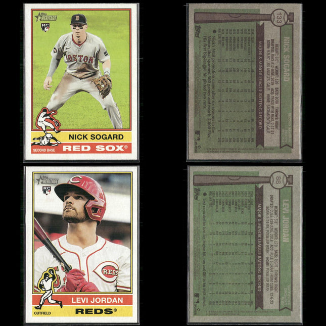 2025 Topps Heritage Rookie Cards Lot (40) MLB Baseball RC + Prospects