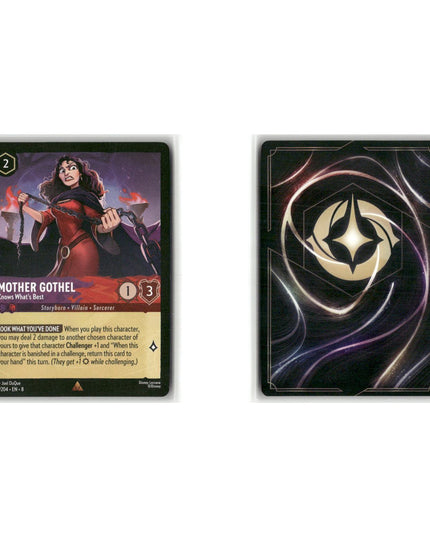 Mother Gothel - Knows What's Best #70 Playset Rare Reign of Jafar Disney Lorcana