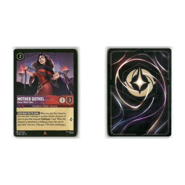 Mother Gothel - Knows What's Best #70 Playset Rare Reign of Jafar Disney Lorcana