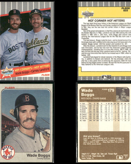Wade Boggs 29-Card Lot Boston Red Sox HOF Batting Champ Legend