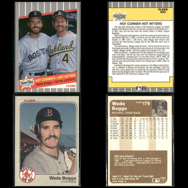 Wade Boggs 29-Card Lot Boston Red Sox HOF Batting Champ Legend