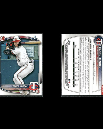 23-Card Lot 2025 Bowman Prospects 1sts | MLB Baseball Rookie Trading Cards Topps