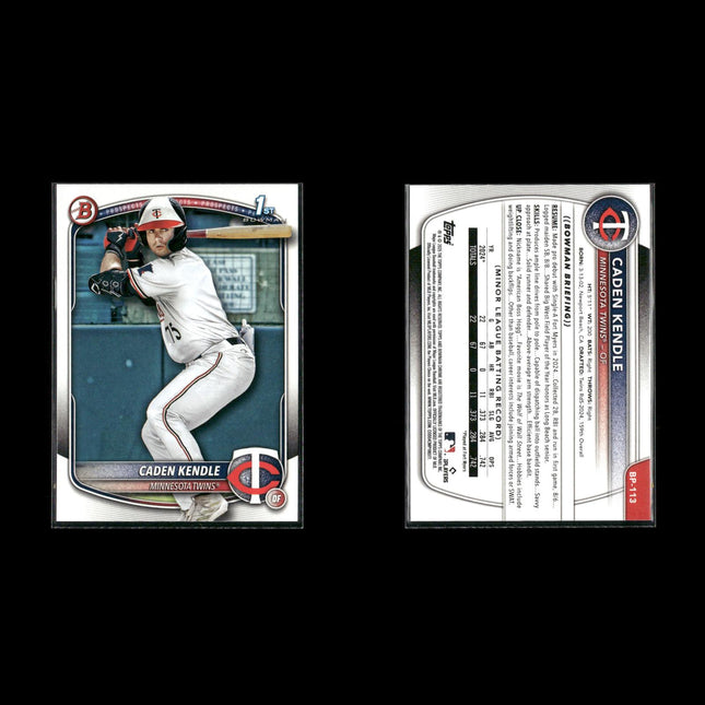 23-Card Lot 2025 Bowman Prospects 1sts | MLB Baseball Rookie Trading Cards Topps