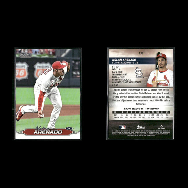 Nolan Arenado 13-Card Lot St. Louis Cardinals Gold Glove All-Star