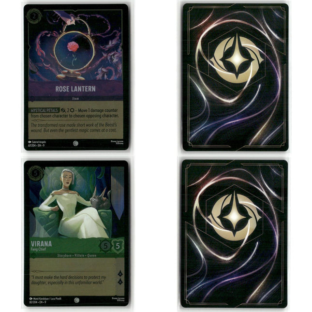 Foil Lot 25 Cards, Fabled, Disney Lorcana Set 9 Assorted Characters