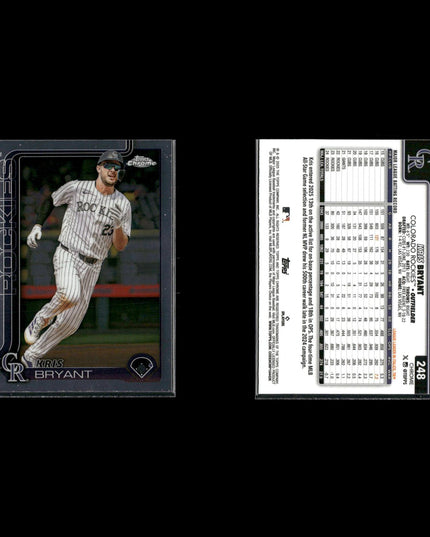 Kris Bryant 8-Card Lot Chicago Cubs 2016 MVP Rookie of Year