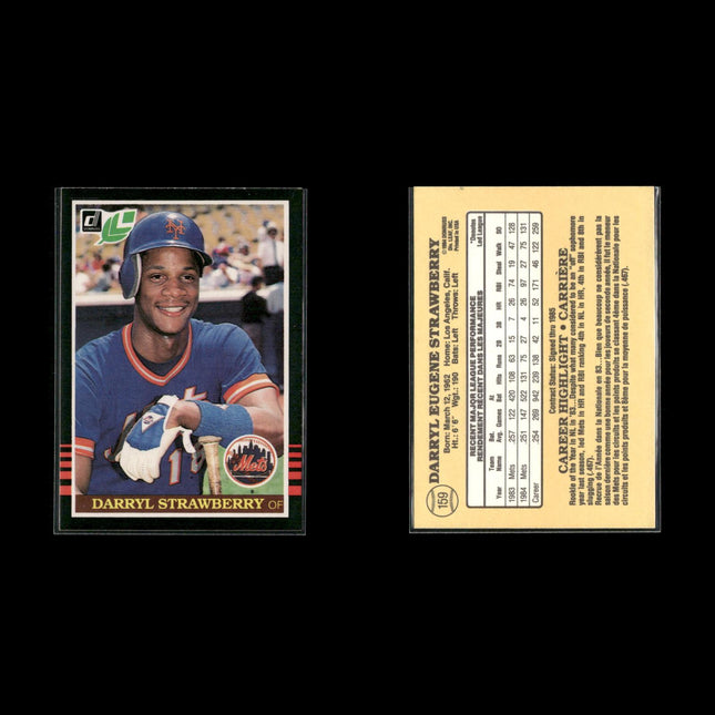 Darryl Strawberry Baseball Lot (19 Cards) Star Player Cards