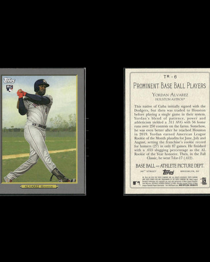 Yordan Alvarez 4-Card Lot Astros “Air Yordan” Home Run Hero