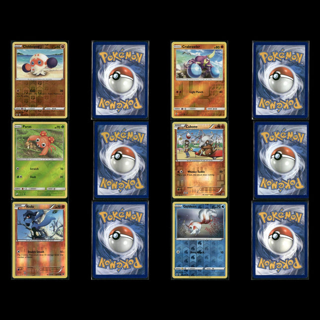 129-Card Lot Pokémon Common & Uncommon Holo Reverse Holo | TCG Trading Cards