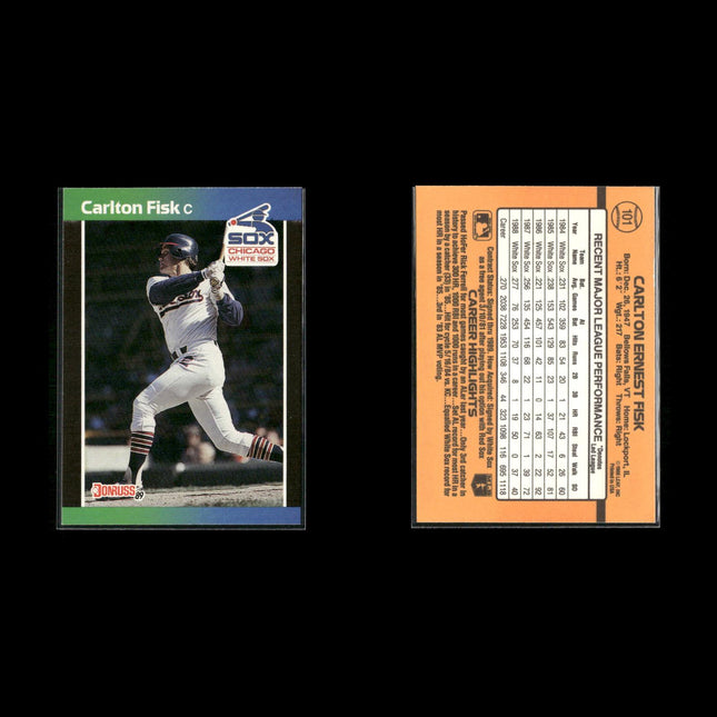 Carlton Fisk 6-Card Lot Red Sox “Pudge” HOF Classic Cards