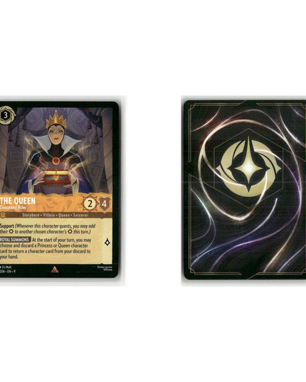 The Queen - Conceited Ruler #1 3 Card Lot Rare Fabled Disney Lorcana